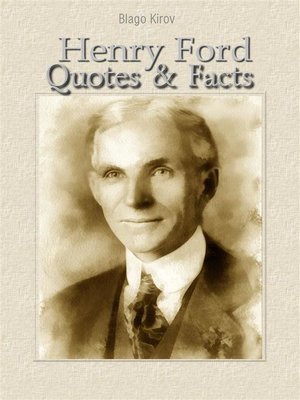 cover image of Henry Ford--Quotes & Facts